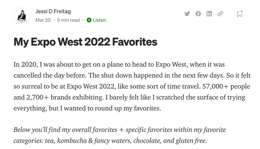 Uproot Teas - Jessi Freitag's Expo West 2022 Favorite