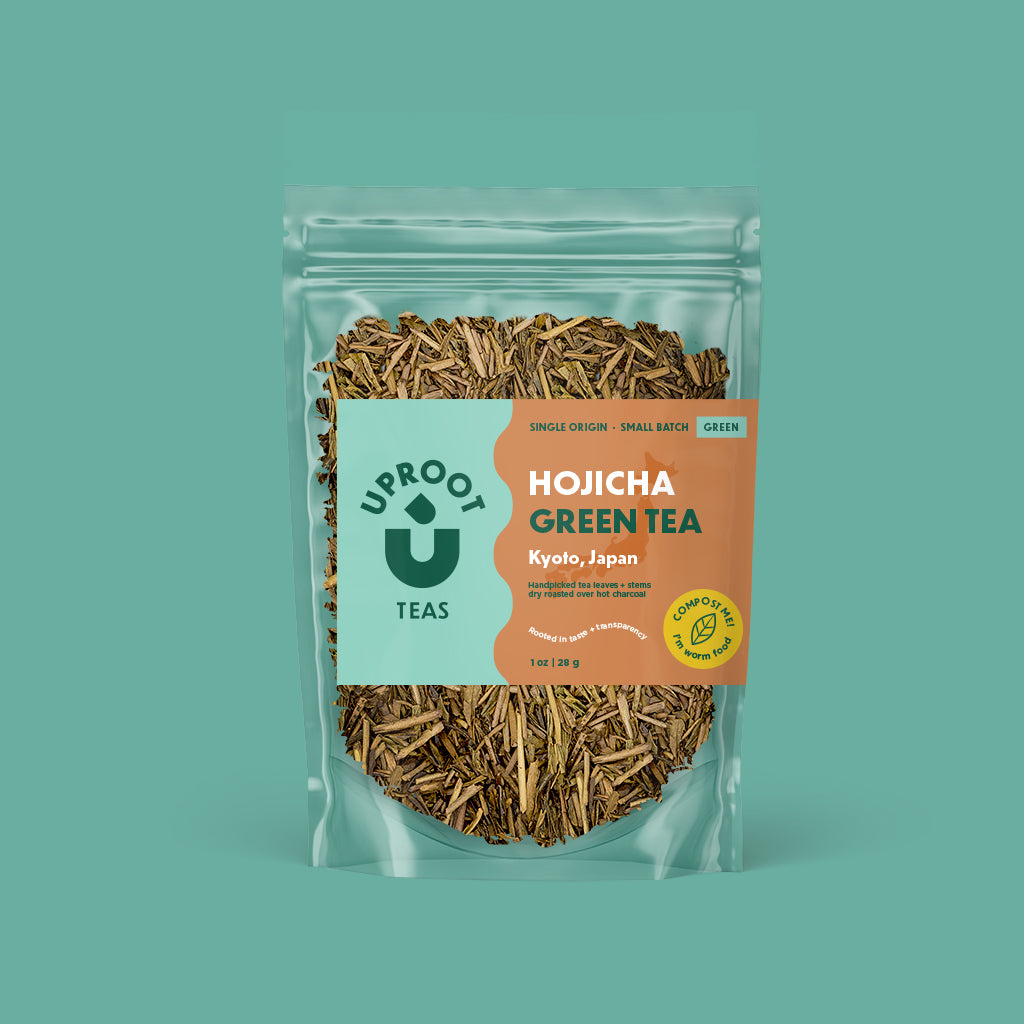 Uproot Teas Hojicha | Handroasted Japanese Green Tea