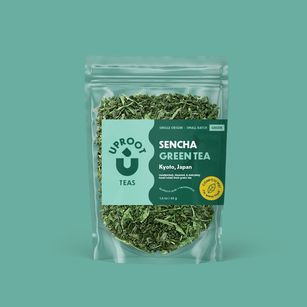 Uproot Teas Single Origin Sencha | Japanese Loose Leaf Green Tea