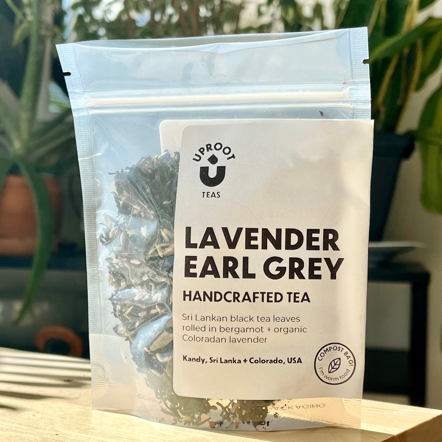 Uproot Teas Sri Lankan Earl Grey Tea + Colorado Lavender - Limited Batch