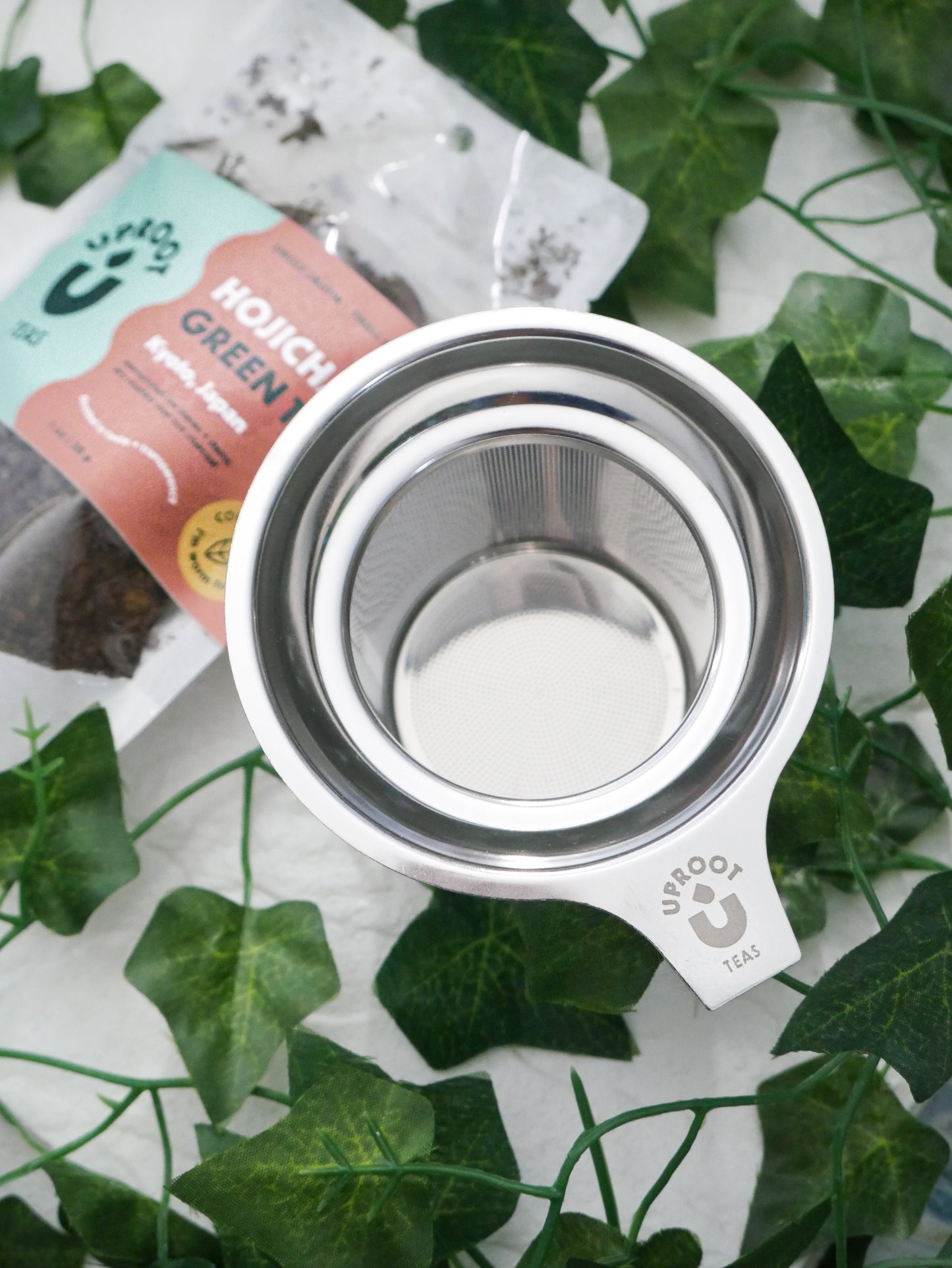 Uproot Teas Reusable Tea Strainer Basket