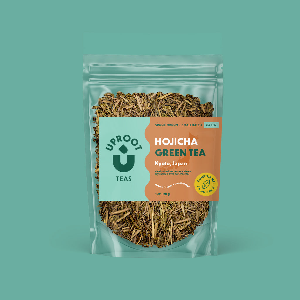 Uproot Teas Single Origin Japanese Tea Trio | Sencha, Hojicha, Genmaicha